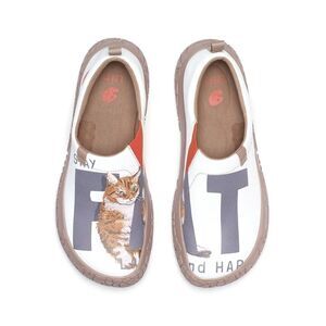 UIN Men's Walking Shoes Slip On Casual Sneaker Toledo (HAPPY FAT CAT TOLEDO IV)